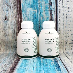 SET OF 2 - Young Living Winter Nights Foaming Hand Soap 236.5 ml NEW